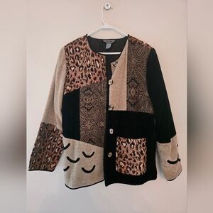 Indigo Moon Multicolor Patchwork Jacket